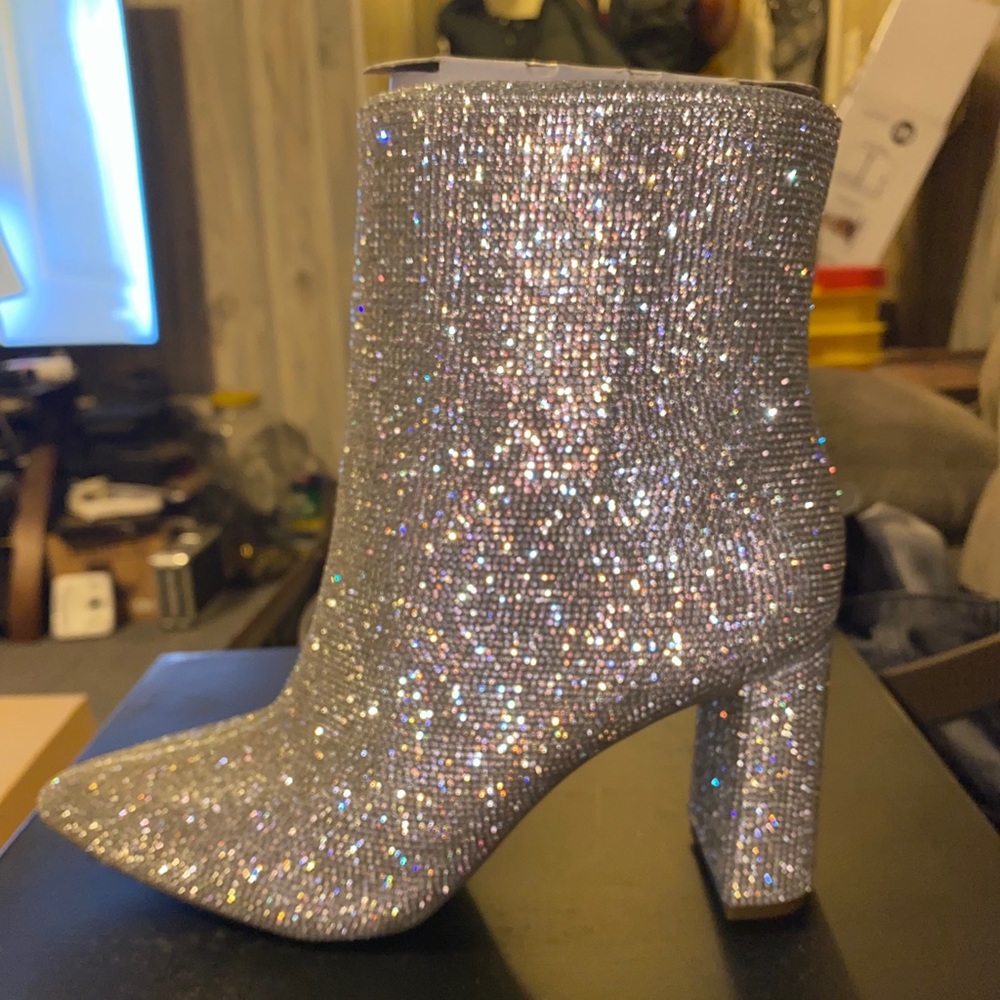 INC Crystal Booties